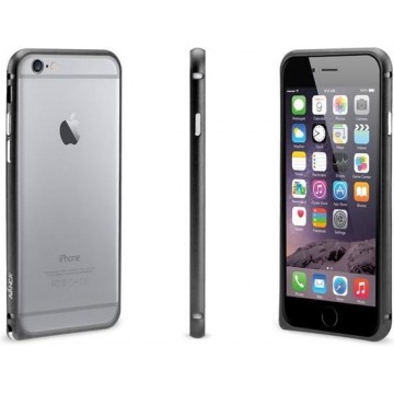 Avanca Bescherm bumper iPhone 6 Plus van aluminium Zwart - Bescherming - Verstevigde randen
