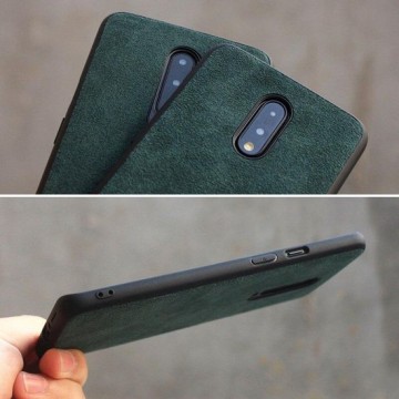 Alcantara Case OnePlus 7 Green