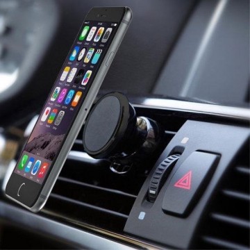 GadgetBay Universele Magneet telefoon auto houder ventilatierooster - iPhone - Samsung - Zwart