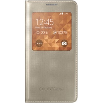 Samsung S-View Cover Flip case Goud