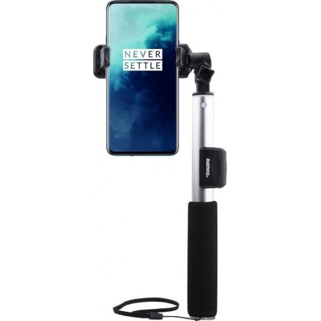 Remax - OnePlus 7T Pro Selfie Stick Bluetooth Zilver