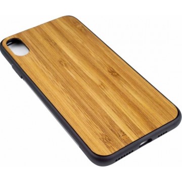 Houten Telefoonhoesje Iphone XS max - Bumper case - Bamboe