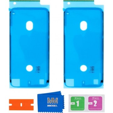 MMOBIEL 2x Waterdichte Stickers voor iPhone 7 (Wit)