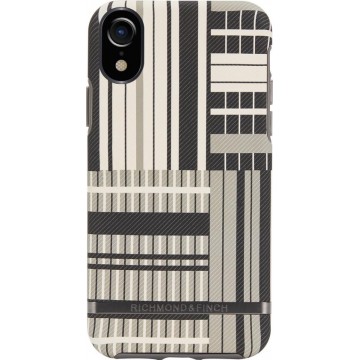 Richmond & Finch Platinum Stripes - Black details for iPhone XR colourful
