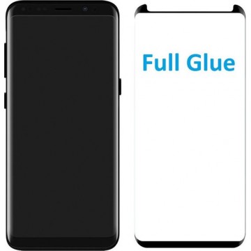 Samsung Galaxy S8 Full Glue Screen protector Adhesive Cover tempered glass Zwart