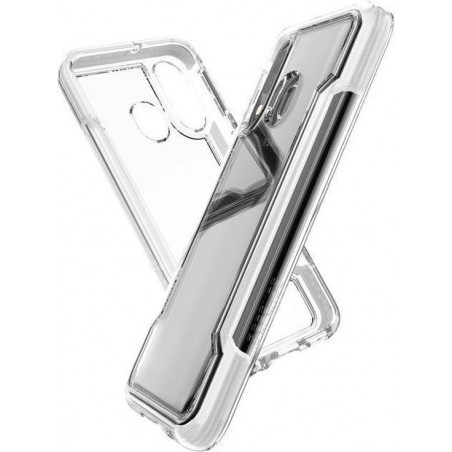 X-Doria Defense Clear Samsung Galaxy A40 Case - Transparant/Wit