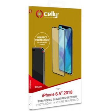 Celly 3D Glass iPhone XS Max 1 stuk(s)