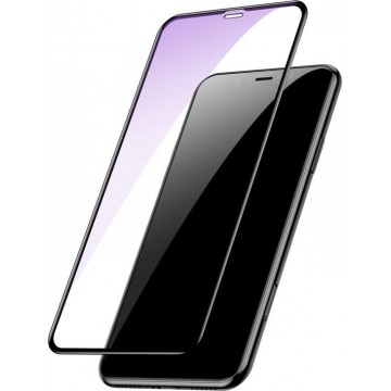 Baseus Full Screen Anti Blue Light Glazen Screenprotector 2-Pack iPhone 11 Pro / XS / X