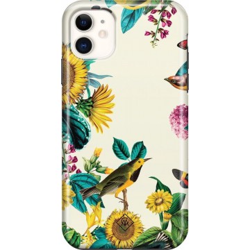iPhone 11 rondom bedrukt hoesje - Sunflowers