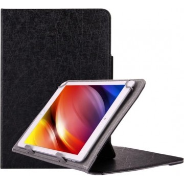 Universele lijnen textuur horizontale flip lederen tas met houder voor 7 inch tablet-pc (zwart)