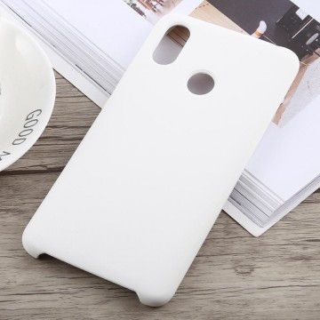 Ultradunne vloeibare siliconen valbestendige beschermhoes voor Xiaomi Mi Max 3 (wit)