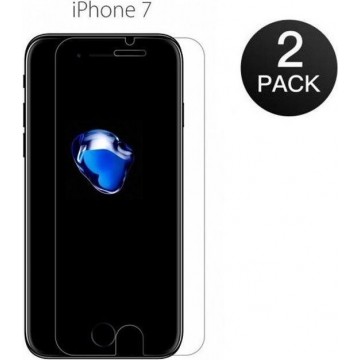 1+1 Screenprotector Tempered Glass 2 stuks voor Apple iPhone 7