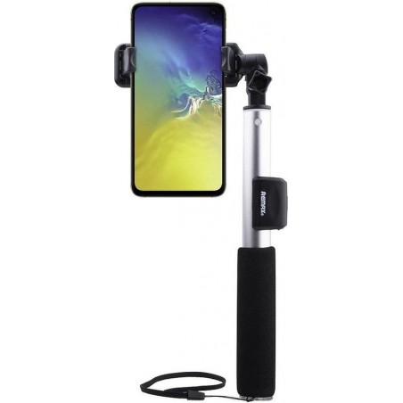 Remax - Samsung Galaxy S10e Selfie Stick Bluetooth Zilver