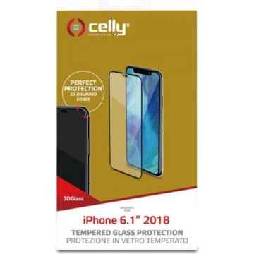 Celly 3D Glass iPhone XR 1 stuk(s)