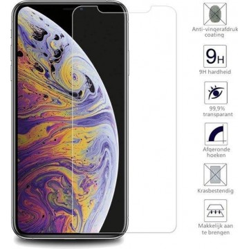 Tempered Glass Screen Protector Iphone Iphone X, op maat gemaakt, transparant KUCH