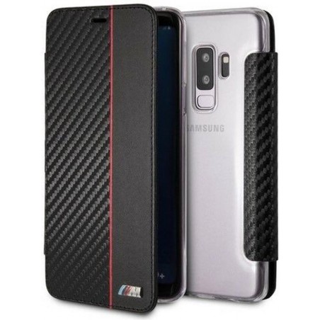 BMW M Sport Book Case voor Samsung Galaxy S9 Plus  - zwart