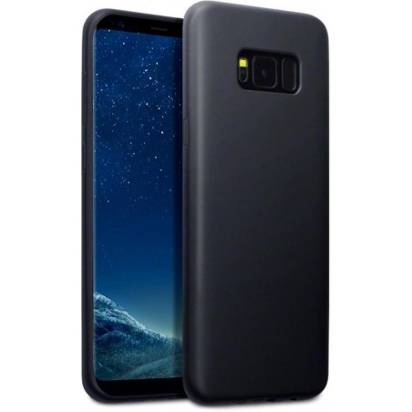 Samsung Galaxy S8 Plus Hoesje - Siliconen Back Cover - Zwart