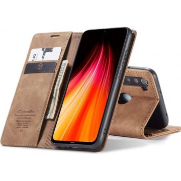 CASEME Xiaomi Redmi Note 8 Retro Wallet Case - Bruin