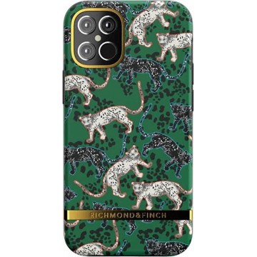 Richmond & Finch - iPhone 12 mini Hoesje - Freedom Series Green Leopard