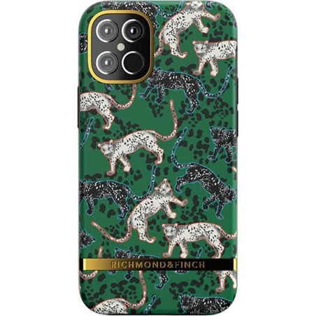 Richmond & Finch - iPhone 12 mini Hoesje - Freedom Series Green Leopard