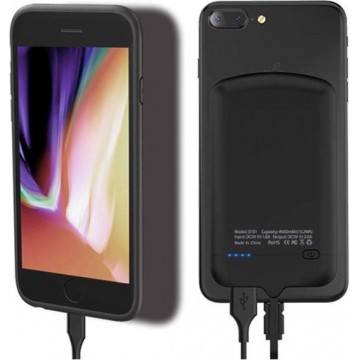 DrPhone Type-C Smart Power Bank - Batterijhouder 4000 mAh met Nano adsorptie Gel Pad - Zwart