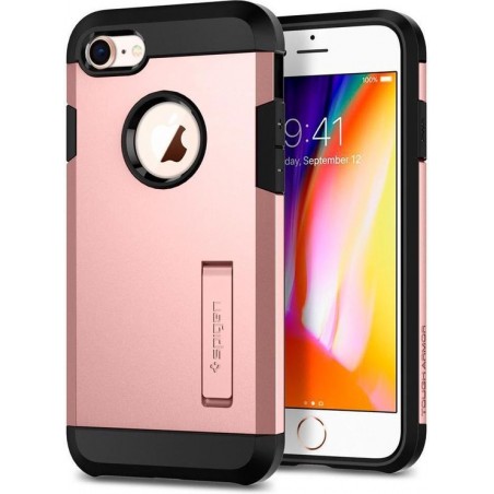 Spigen Tough Armor 2 Apple iPhone 7/8 Hoesje - Roze Goud