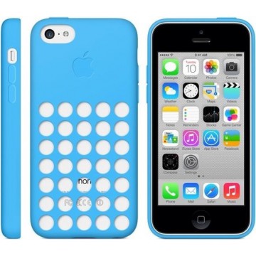 Apple iPhone 5C hoesje van siliconen - Blauw