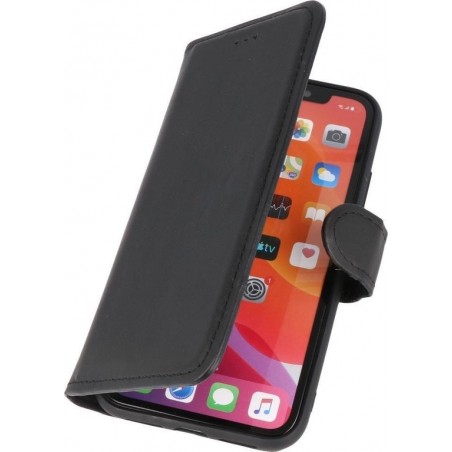 BAOHU Handmade Leer Telefoonhoesje voor iPhone XR - Zwart