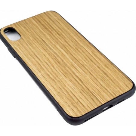 Houten Telefoonhoesje Iphone XS max - Bumper case - Eiken