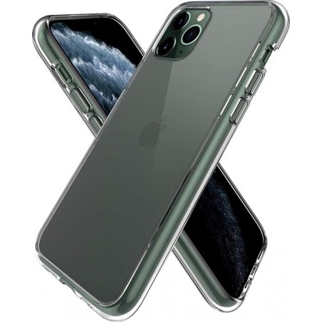 iPhone 11 Pro Max hoesje/cover siliconen extra dun transparant