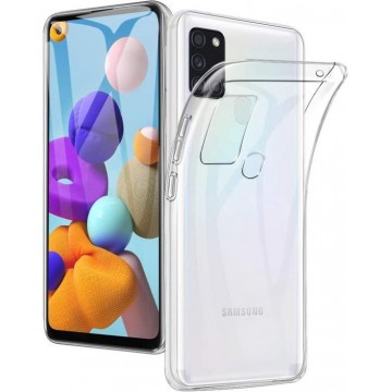 Samsung Galaxy A21S - Silicone Hoesje - Transparant