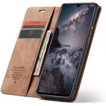 Samsung Galaxy M20 Retro Wallet Case - Bruin