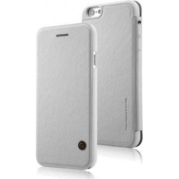 G-Case PU Leren Wallet iPhone 6(s) plus - Wit