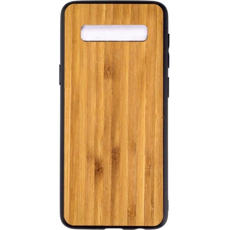 Houten Telefoonhoesje Samsung S10  - Bumper case - Bamboe