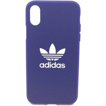 adidas OR Moulded Backcover Hoes iPhone XS / X - Paars