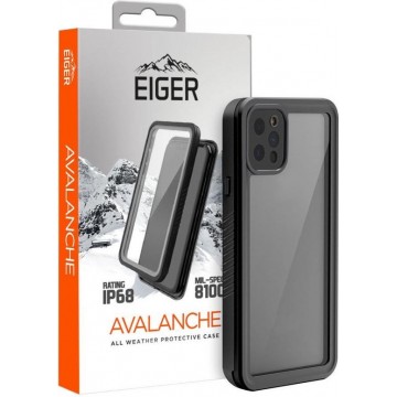 Eiger Avalanche Apple iPhone 12 Pro Hoesje Backcover Zwart