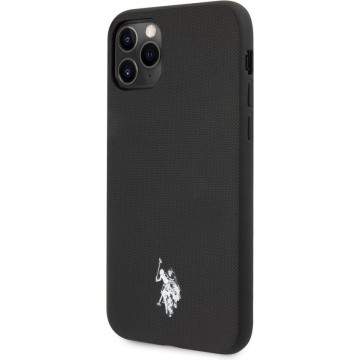 U.S. Polo Wrapped Backcover Hoesje iPhone 11 Pro - Zwart