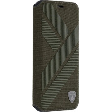 Lamborghini backcover hoesje Structure Apple iPhone X-Xs Groen - Silicone
