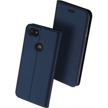 Motorola Moto E6 Play Wallet Case Slimline - Navy