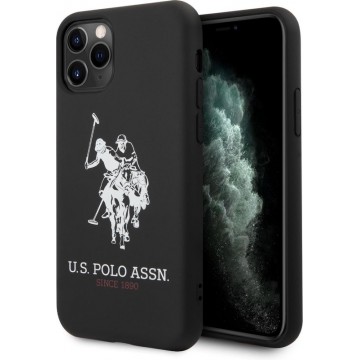 US Polo Apple iPhone 11 Pro zwart Backcover hoesje - Groot paard