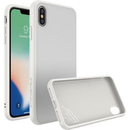RhinoShield SolidSuit iPhone XS Max Hoesje Classic White