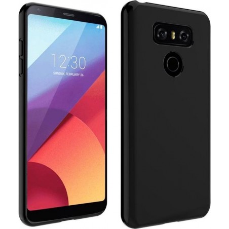 Pearlycase Zwart TPU Siliconen case hoesje voor LG G6