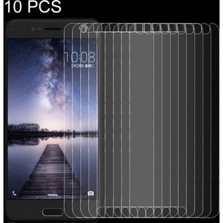 10 STKS ZTE Blade V8 0.26mm 9 H Oppervlaktehardheid explosieveilige Niet-volledig Scherm Gehard Glas Screen Film