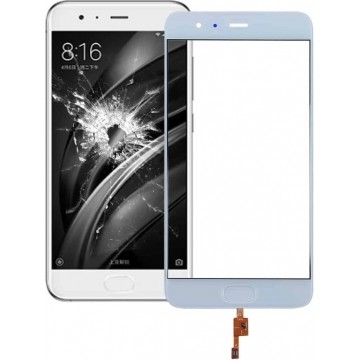 Voorscherm Buitenste glazen lensondersteuning Vingerafdrukidentificatie voor Xiaomi Mi 6 (wit)
