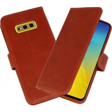 Rico Vitello Bruin Echt Leder Hoesje voor Samsung Galaxy S10e