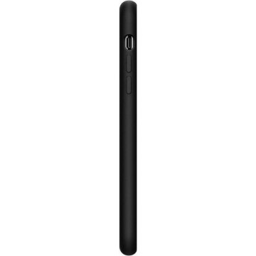 Spigen Silicone Fit Case - Telefoonhoesje - Hoesje - Apple iPhone 11 Pro Max - Zwart