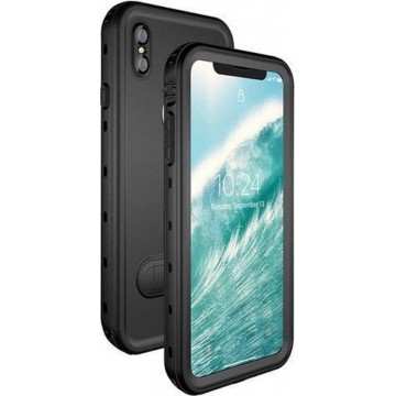 GadgetBay Waterproof IP68 iPhone XS Max case - Zwart Waterdicht