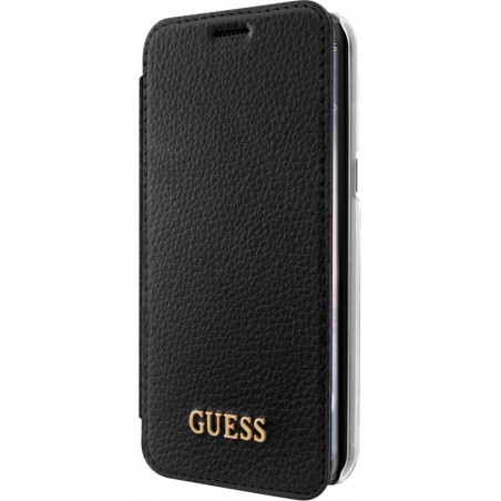 Guess IriDescent Book Case/Cover - Samsung Galaxy S8+ (Plus versie) - Zwart