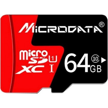 Let op type!! MICROGEGEVENS 64GB U1 rode en zwarte TF (Micro SD) geheugenkaart