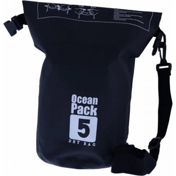 Waterdichte Ocean Pack Tas 5 Liter Zwart